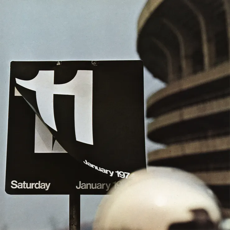 Promotional photo of Heller Calendar 1976 grafiche A. Nava Courtesy Vignelli Center for Design Studies