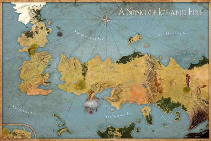 Map A Song of Ice and Fire