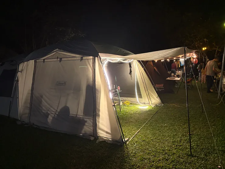 第一次租一房一廳的帳篷，Coleman LDX