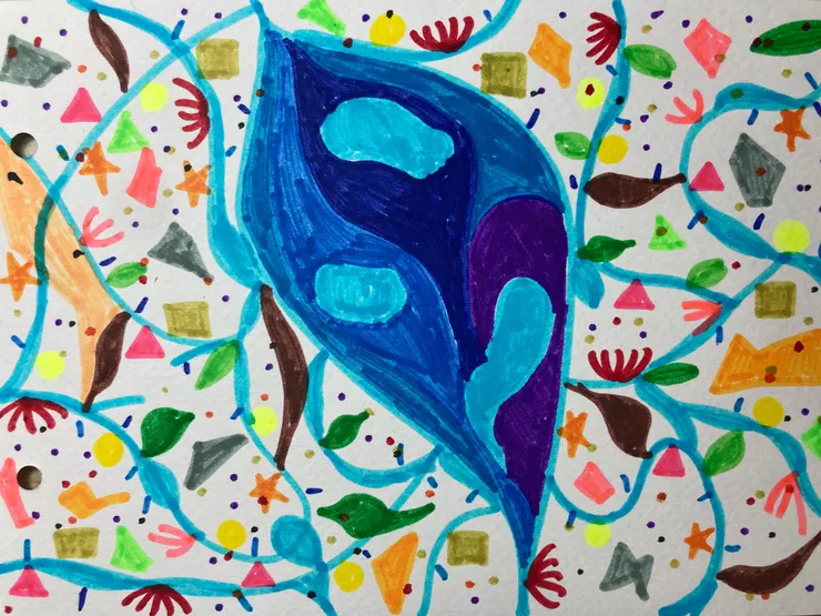 《空白》討厭刮風下雨的天氣，但享受一個人的寧靜。