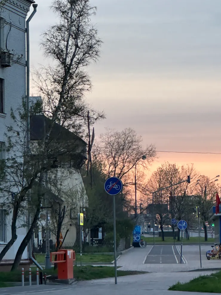 當時還有閒情逸致欣賞清晨