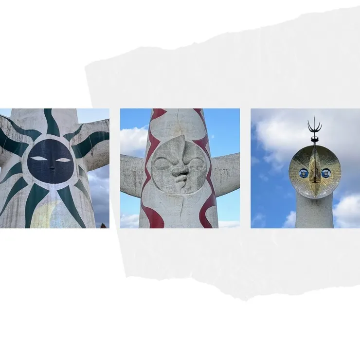 左:黑太陽/中:太陽之臉/右:黃金之臉