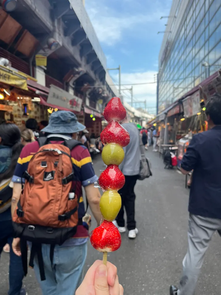 很大串的糖葫蘆!也不貴 老闆娘是中國人