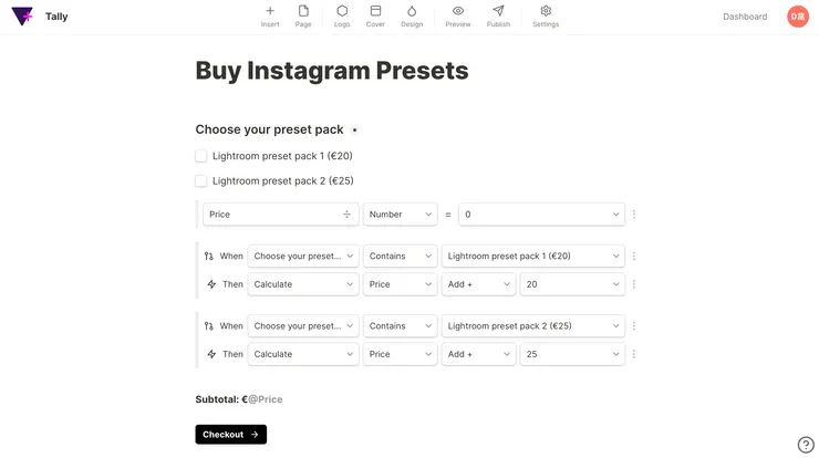 03 適用情境|④ 商品銷售|編輯畫面