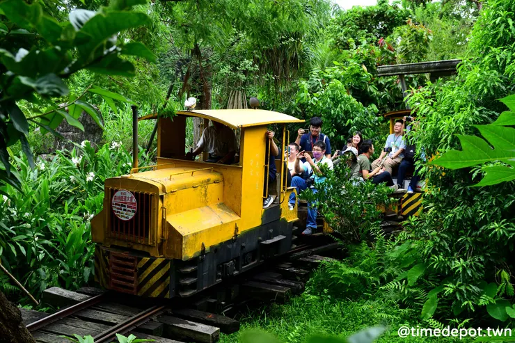 儘管庭園不大，但草木扶疏還真有幾分在森林穿梭的錯覺