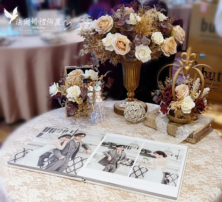 台南婚禮佈置-福爾摩沙酒店-湖光廳-璀璨金