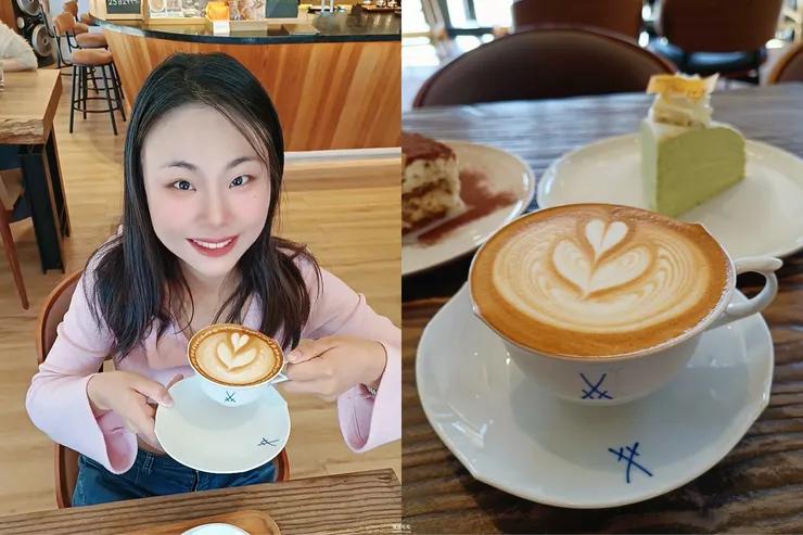 台北咖啡廳 波赫士領地精品咖啡館 拿鐵