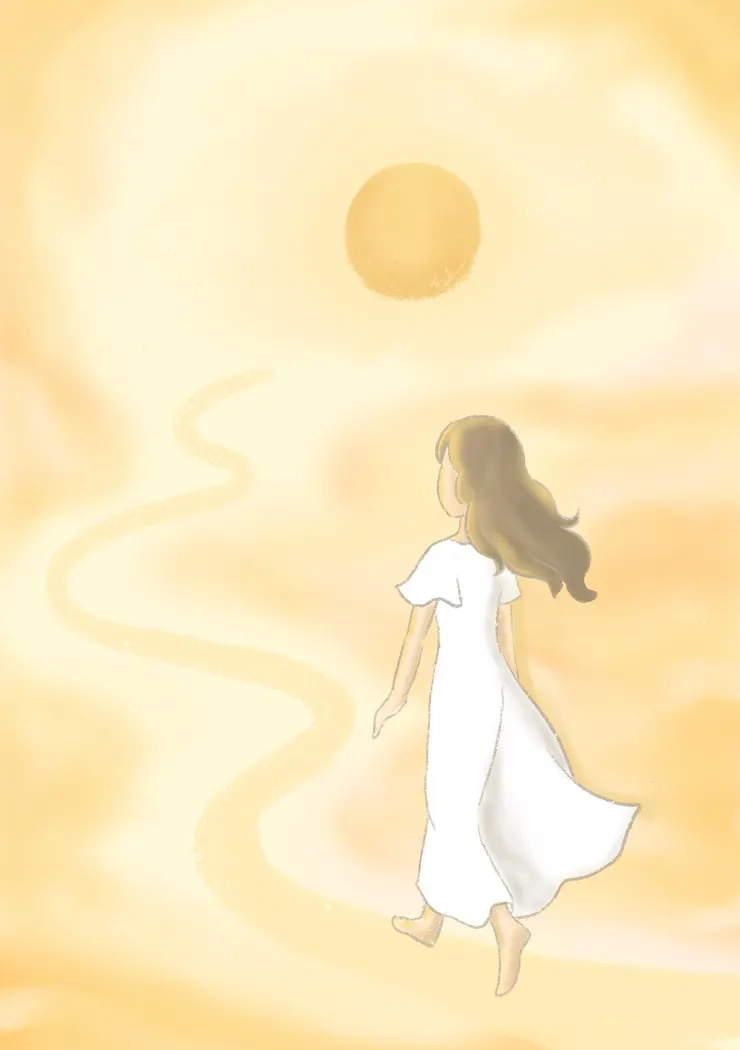 走在路上的自己