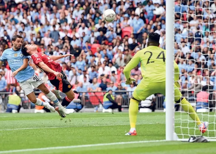 貝拿度施華頭槌破網