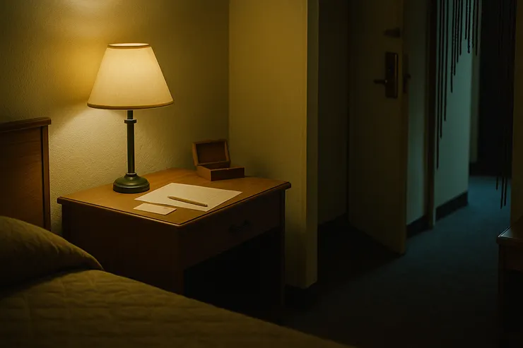 先封好口就算完成；開始，有時比寄出更難——把夜留一點給明天的你。