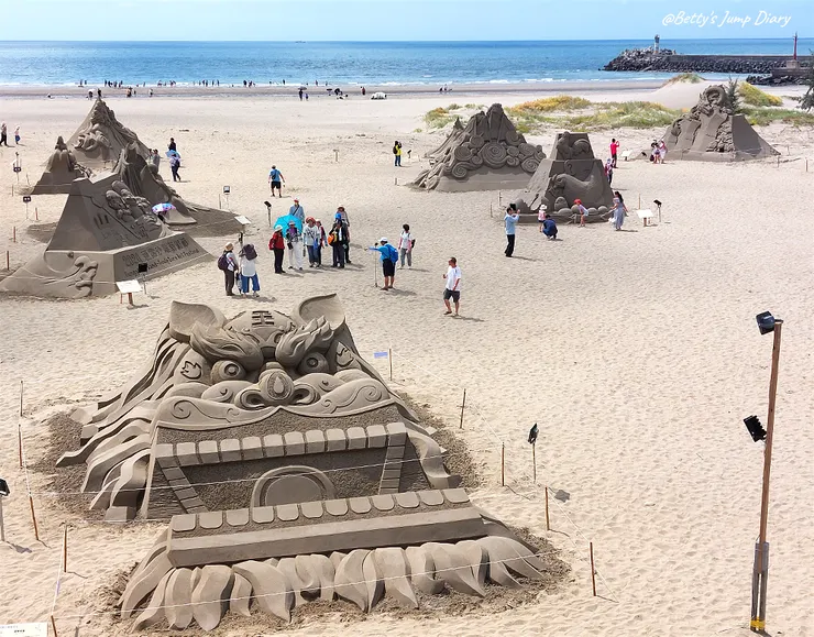 ▲2024苗栗通霄沙雕藝術節/圖片來源:Betty's Jump Diary