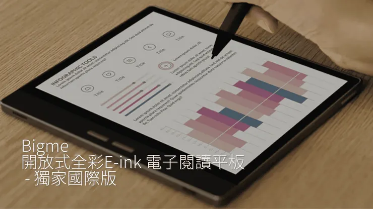 Bigme準備透過募資平台打入台灣市場