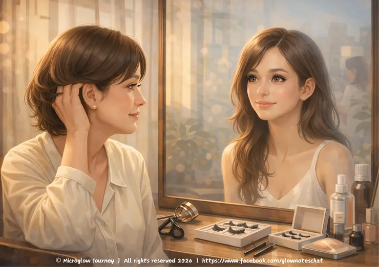 Copyright © vivian creator studio /  那面鏡子，照見的不只是年齡，還有我們被如何定義。