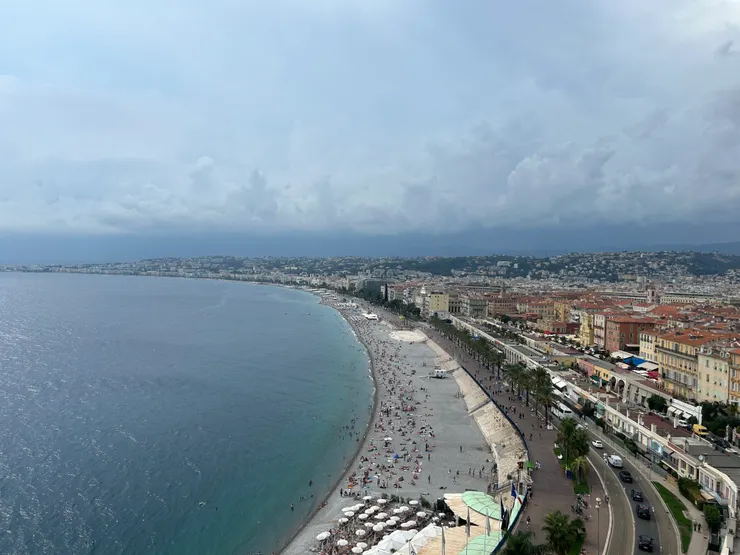城堡山公園 (Colline du Château) 眺望尼斯景 | photo by the author
