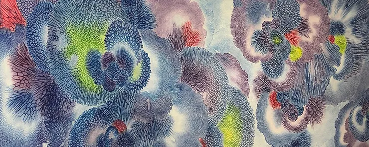 珊瑚石染印(照片由首里琉染官方網站提供)