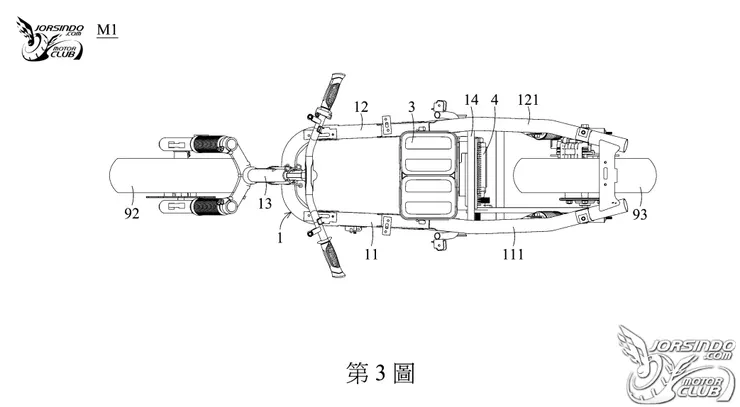 這張骨架圖很清楚，至少是換電架構的白牌車型。