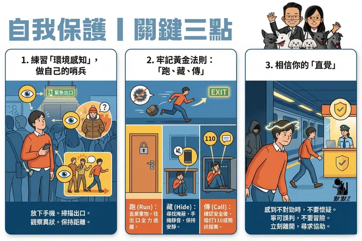 出門自保三關鍵