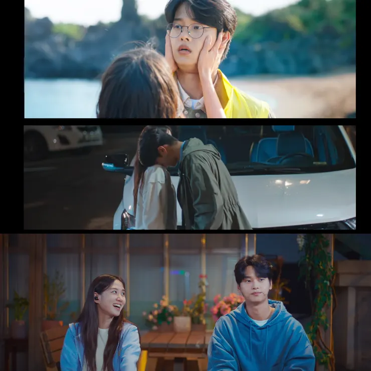 姜遇學喜歡木河？（Source : Netflix。）