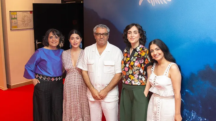 導演拉素羅夫與三位年輕女性主演參與2024坎城影展