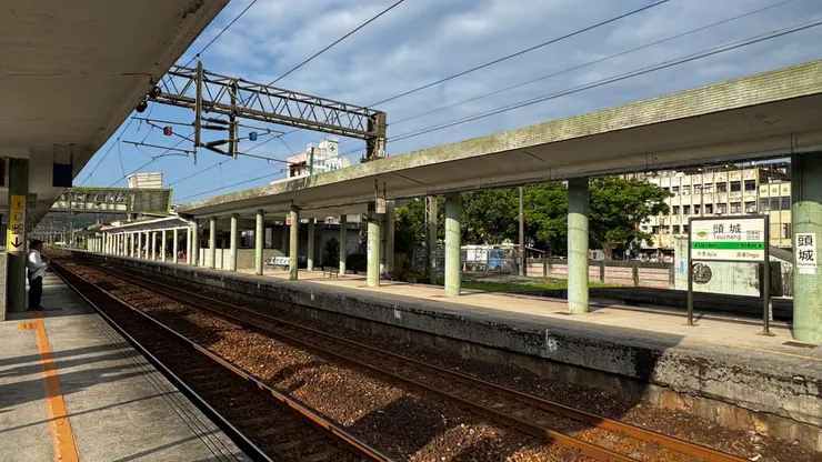 拍攝於2025年5月2日，宜蘭 頭城火車站