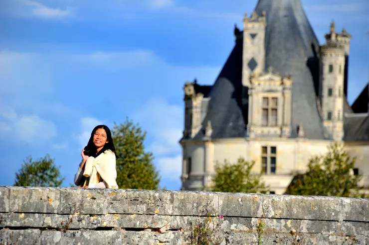 【初抵烏雲密佈幸運等到陽光照像】