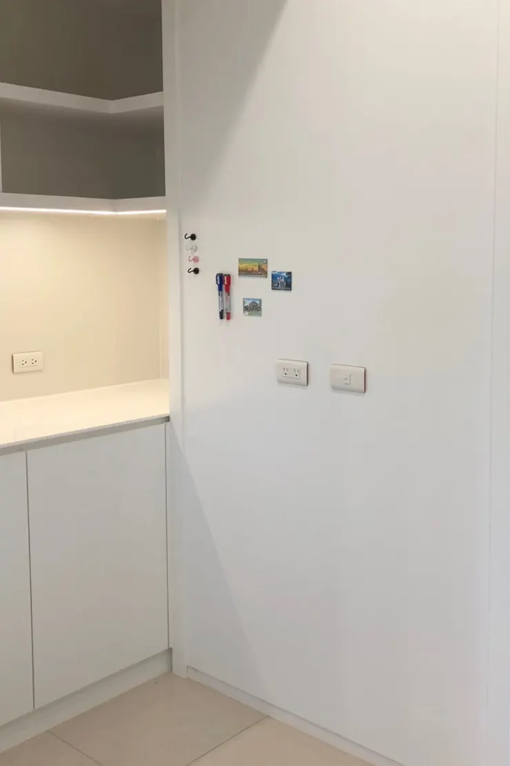 ▲磁性板室內設計案例<美術帝國廚房>