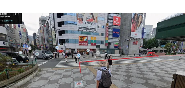 圖1:出池袋駛車站