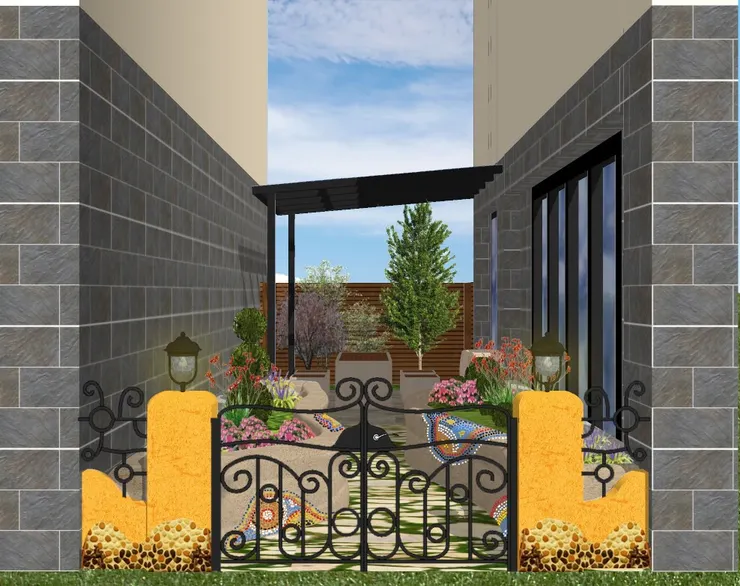 花園3D設計時的構想圖