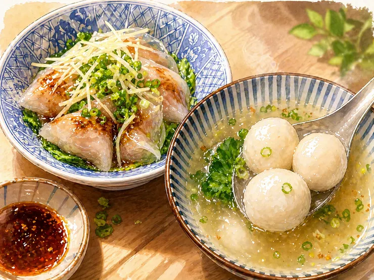 水晶餃、湯圓熱賣破萬顆，圖為GPT生成