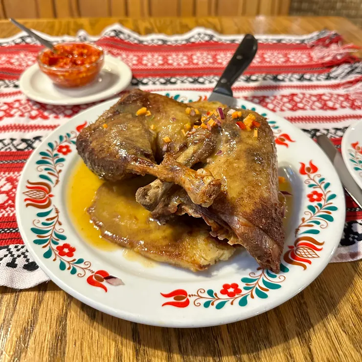 份量驚人的鴨腿