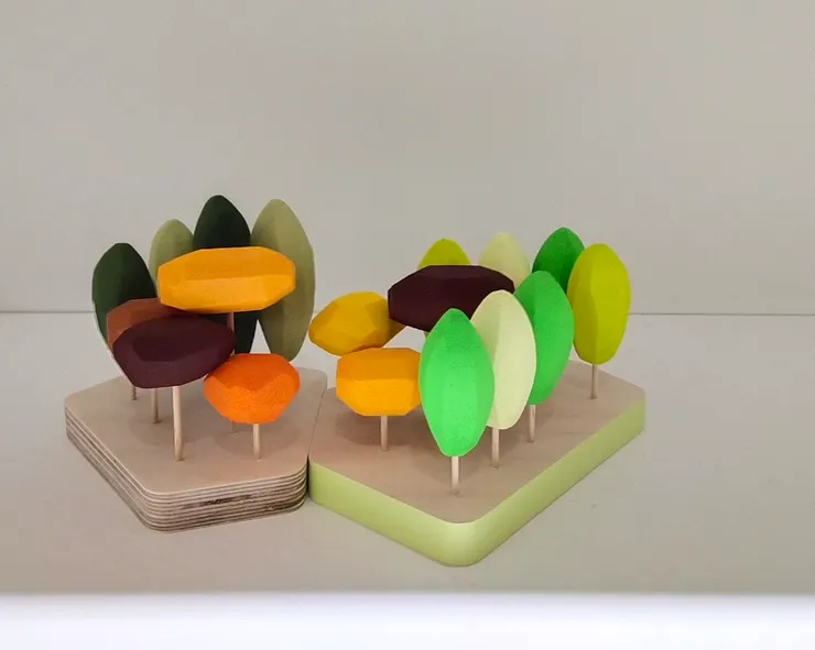 我買了森林造型模型