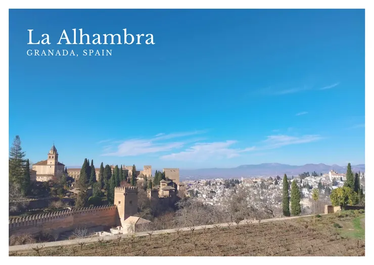 格拉那達的阿爾罕布拉宮，點我買明信片！