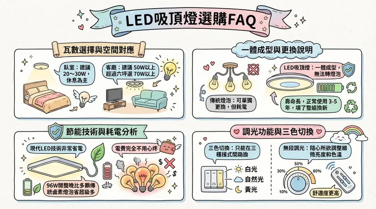 吸頂燈選購隱藏痛點FAQ