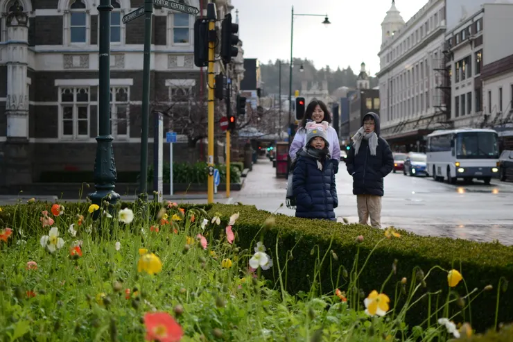In Front of Dunedin Railways 
