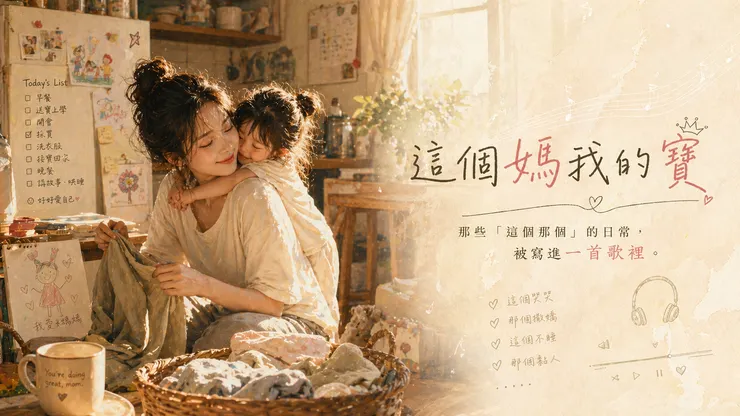 這個媽我的寶｜那些「這個那個」的日常，被寫進一首歌裡