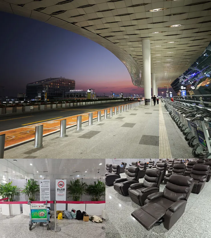 夜宿深圳寶安機場