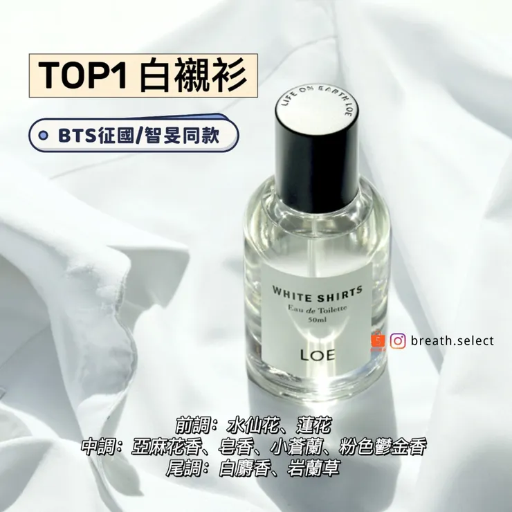 2️⃣ [LOE] 韓國純淨香水 (白襯衫 White Shirts / 桃子 Peach)