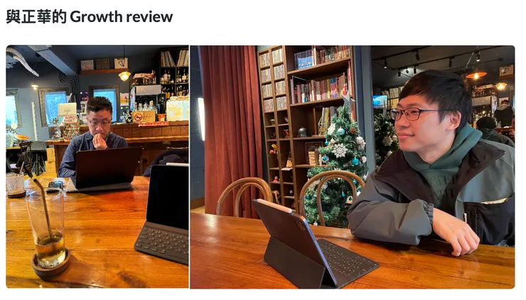 兩個人互拍，哈