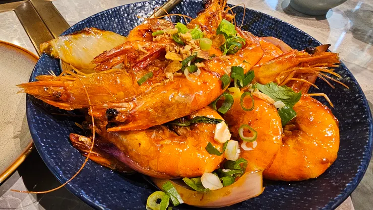 森巴醬大蝦超好吃!蝦子給的超多隻!