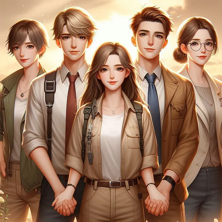 社會合作與互助:不同職業人士合作與多樣化工作場景,彰顯工作與社會的聯結。