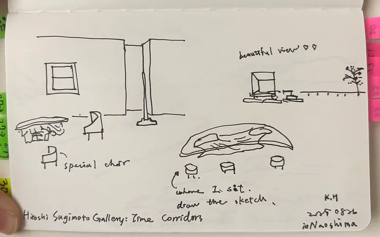時間的迴廊，空間物件速寫｜2025.08.26繪製