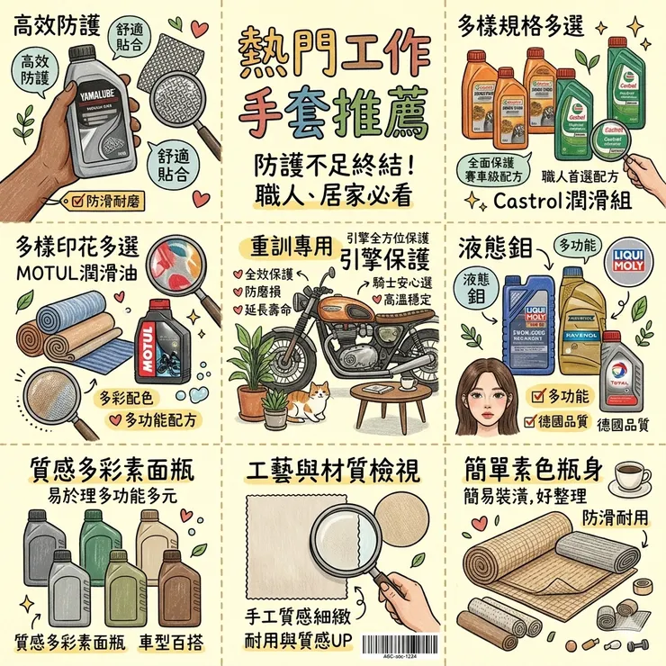 【工作手套推薦】餐飲業與打掃救星！Dcard/PTT熱推耐磨手套：打工族/物流理貨，PU黑膠手套/乳膠款手套