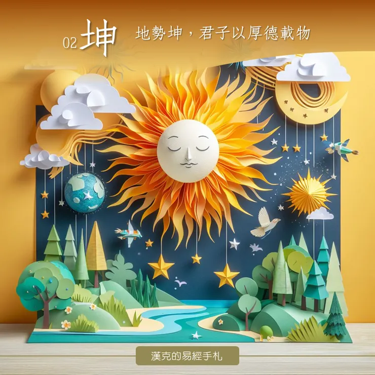 乾卦創新(revolution),坤卦衍生(evolution),構成我們居住的花花世界。