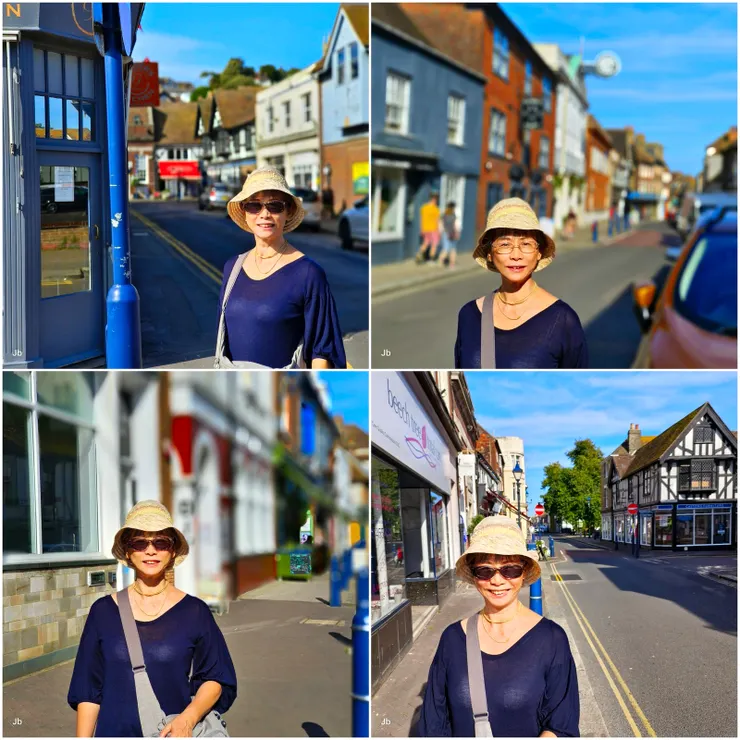 【8/29午後，老婆總算跟我來到高街，處處驚喜、無不好拍。】