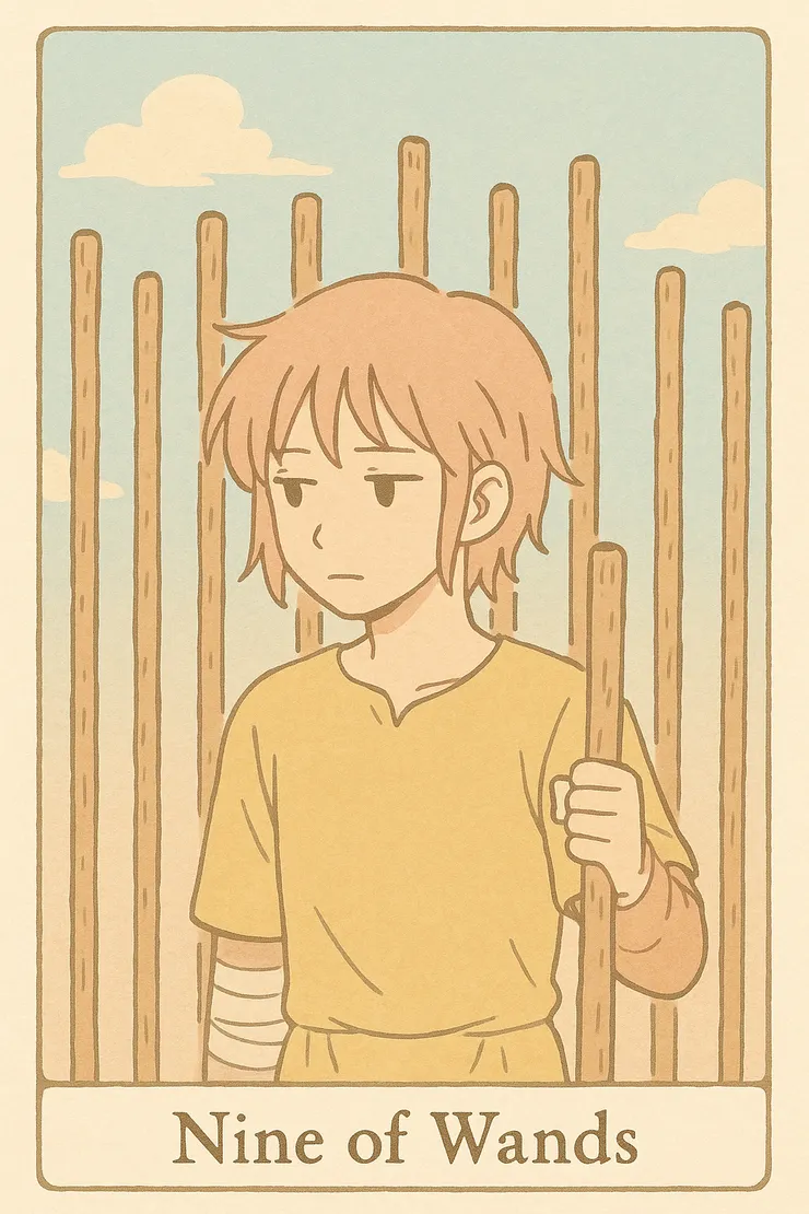權杖9（Nine of Wands）