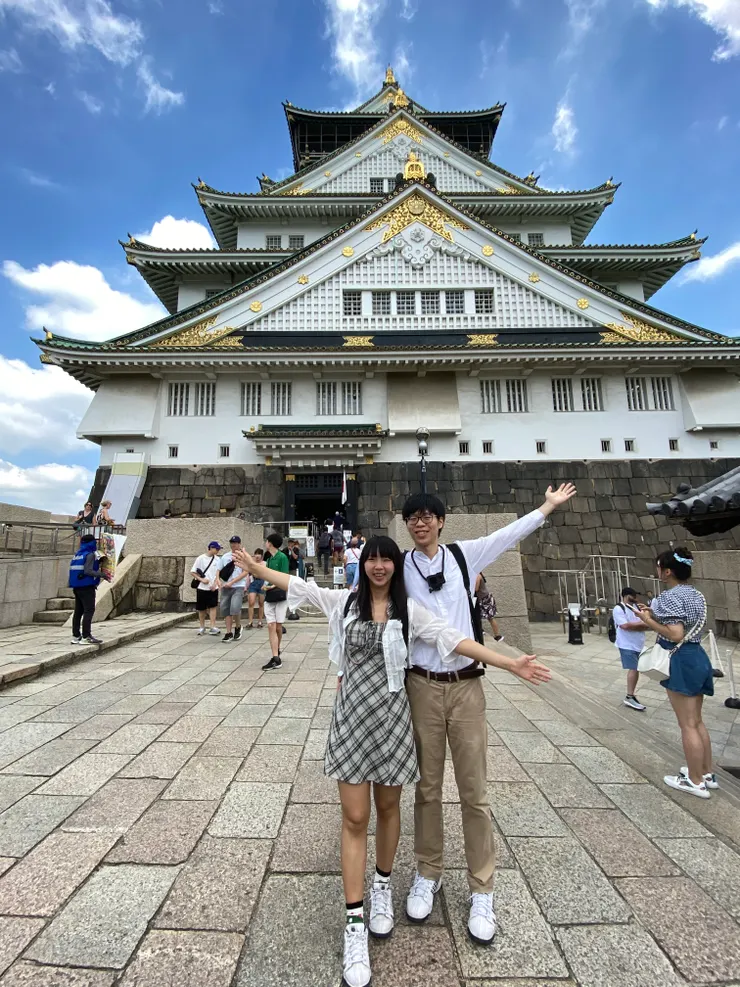 跟天守閣說掰噗~