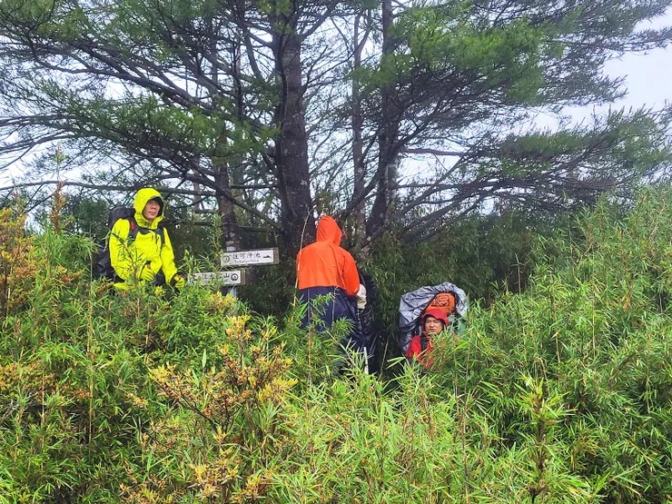 ▲8:50來到大雪山可汗池三叉路口