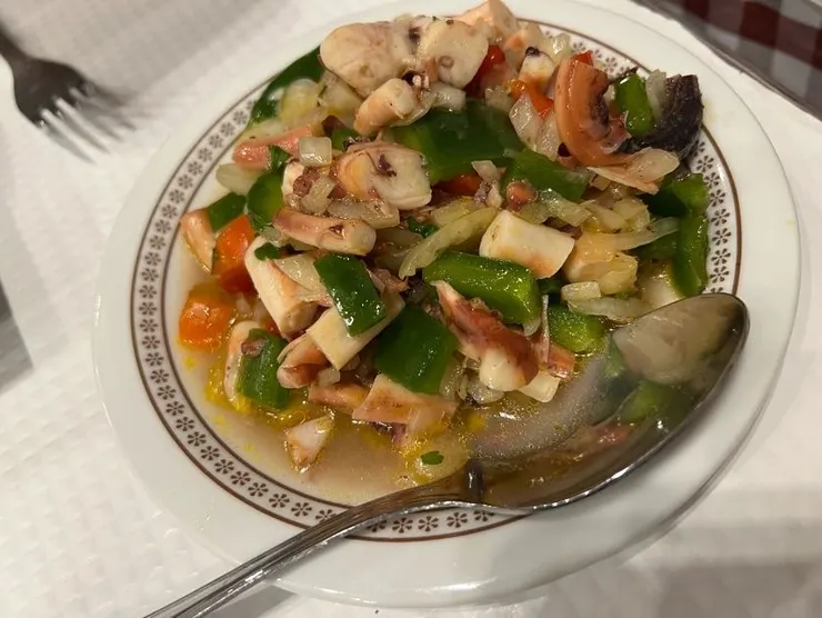 章魚沙拉,沒有比Pedro dos Frangos的好吃,但也是很不錯。