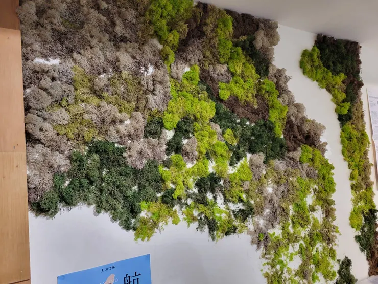 很美的仿生蘚苔牆