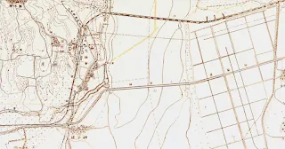 縱貫道人道橋通車後往來下淡水溪兩岸不用再依靠鐵道日治修測二萬五千分之一地形圖(1945)(資料來源：台灣百年歷史地圖)